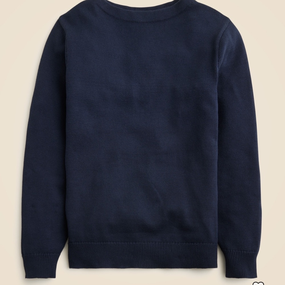 J. Crew Men's Navy Boatneck Sweater - Large